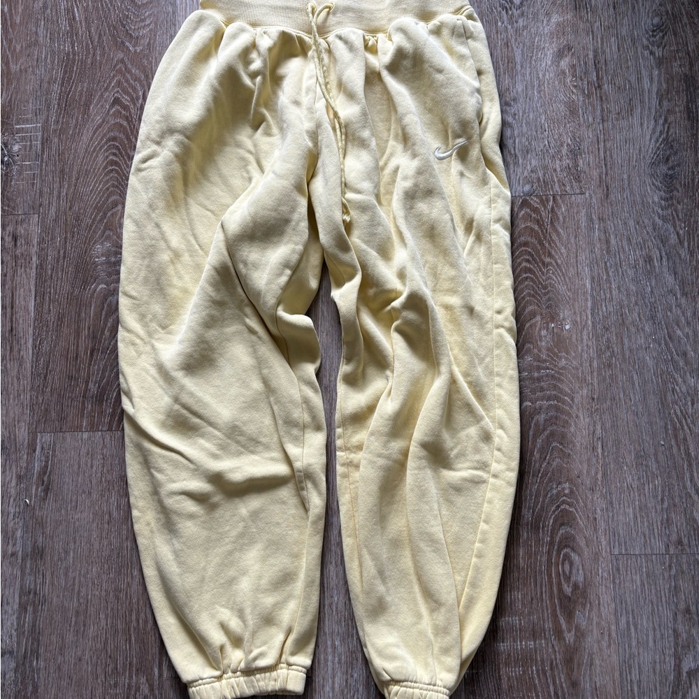 Nike Yellow Jogger Sweatpants